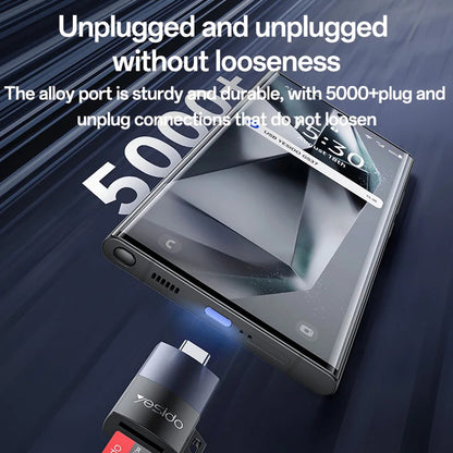 Lecteur de carte USB Yesido GS37, microSD, Noir