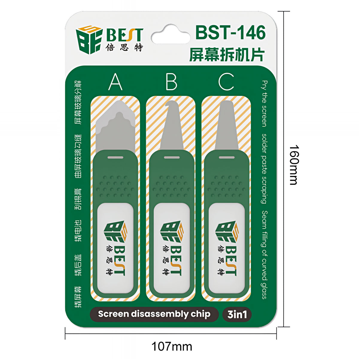 Clips Métallique Best BST-146, 3en1