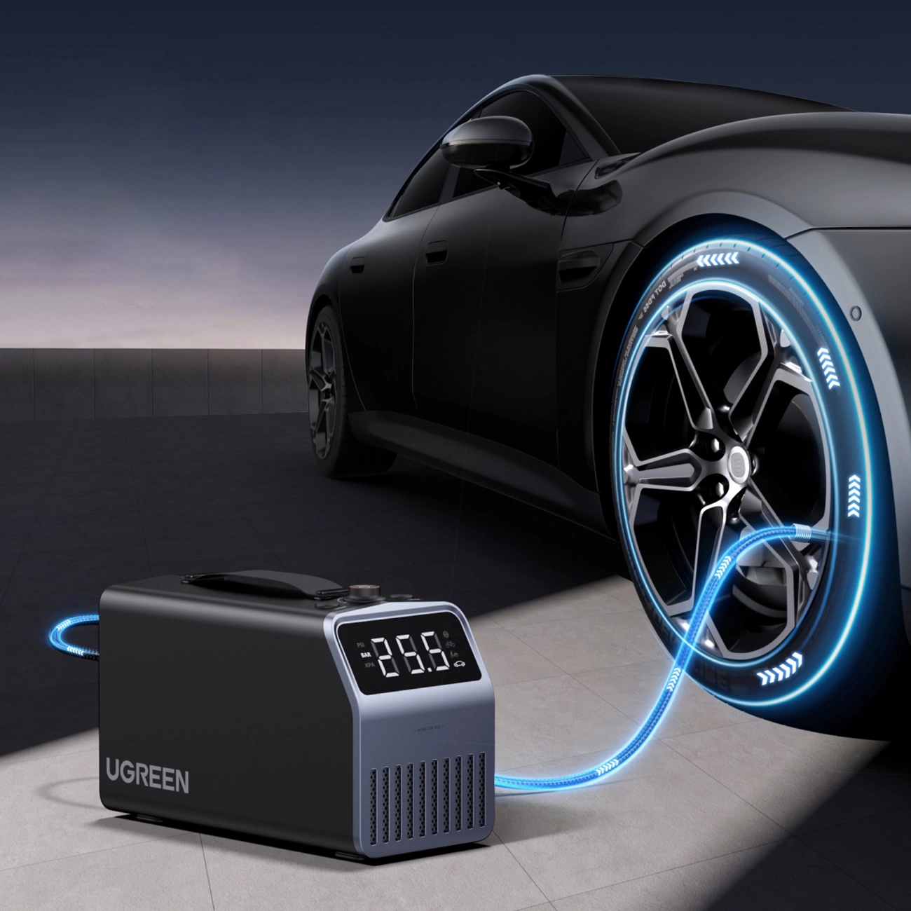 Compresseur Auto UGREEN Affichage Numérique