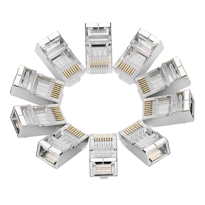UGREEN NW111 Network Connector, RJ45, Cat6, Set of 10 Pieces