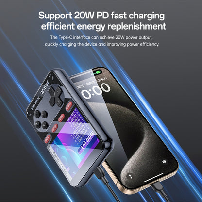 Console de jeu portable avec batterie externe Yesido YP87, noire