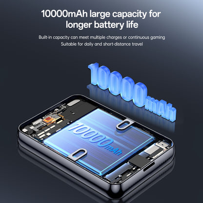 Console de jeu portable avec batterie externe Yesido YP87, noire