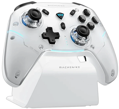 Manette Machenike G5Pro Max avec station de charge, Blanc