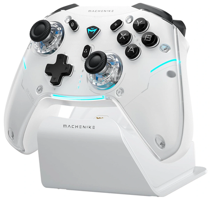 Manette Machenike G5Pro Max avec station de charge, Blanc