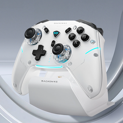 Manette Machenike G5Pro Max avec station de charge, Blanc