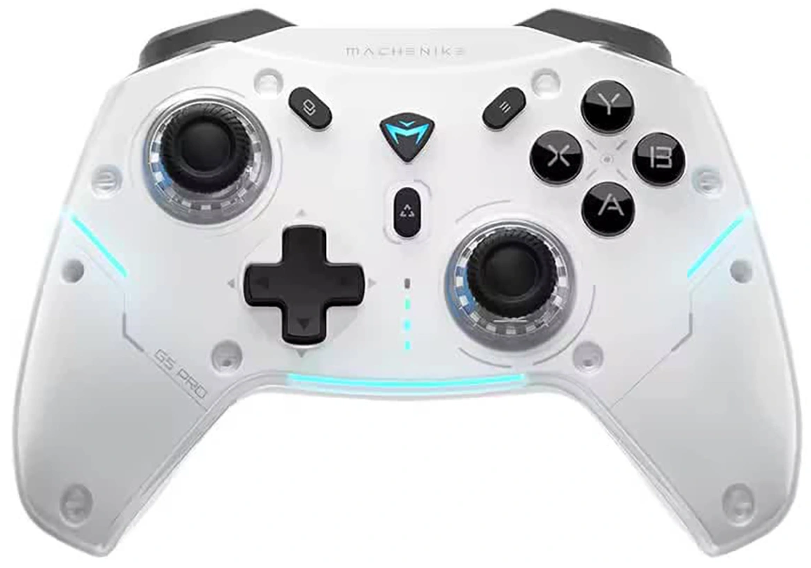 Manette Machenike G5Pro Max avec station de charge, Blanc