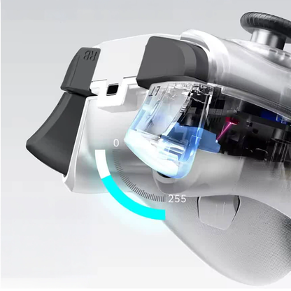 Manette Machenike G5Pro Max avec station de charge, Blanc