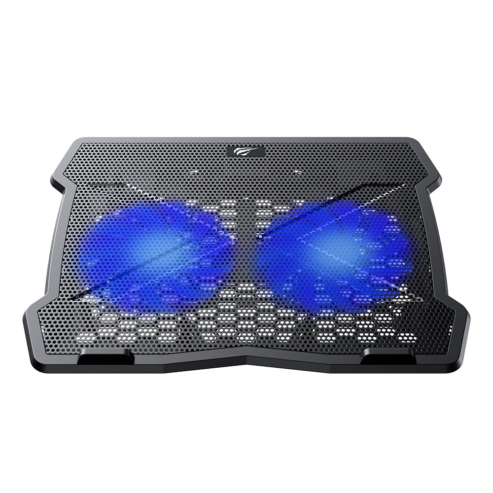 Refroidisseur HAVIT F2075 pour ordinateur portable 10 pouces - 15,6 pouces, Noir