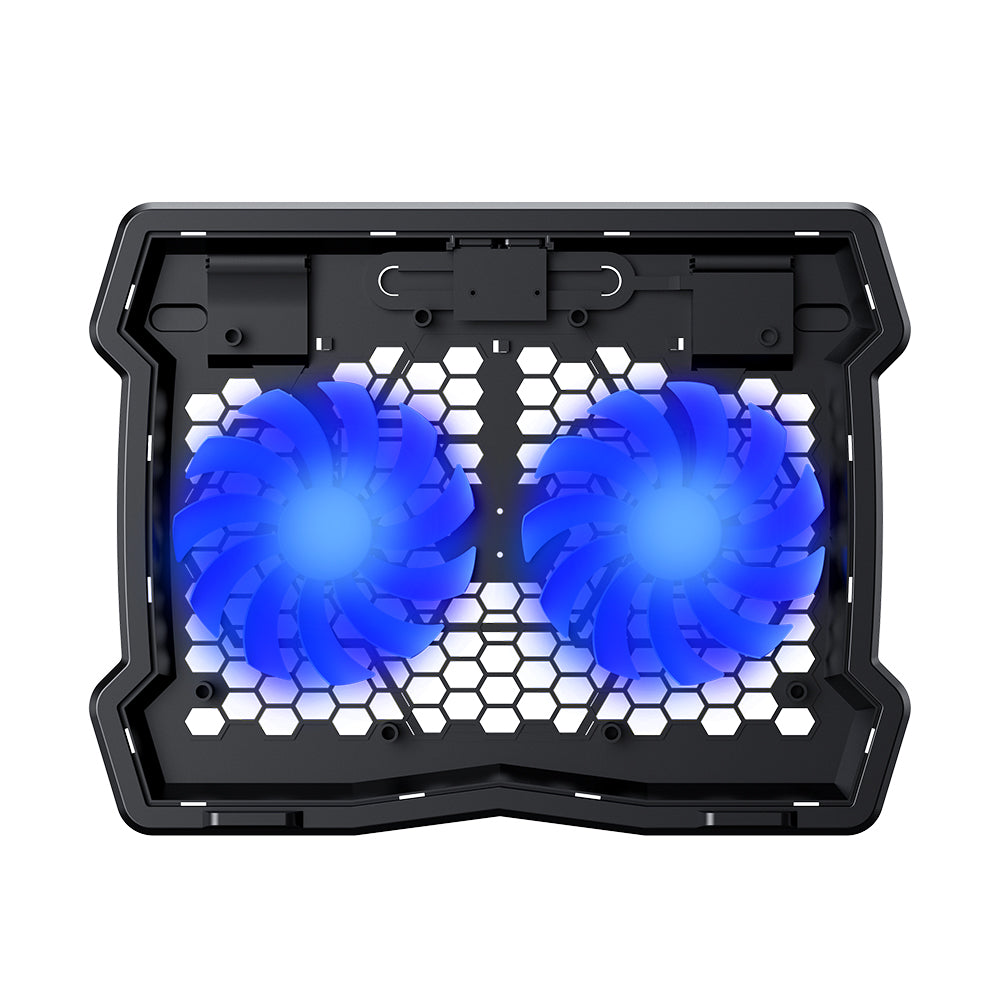 Refroidisseur HAVIT F2075 pour ordinateur portable 10 pouces - 15,6 pouces, Noir