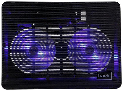 Refroidisseur HAVIT GameNote F2035 pour ordinateur portable 14 pouces - 15,6 pouces, Noir