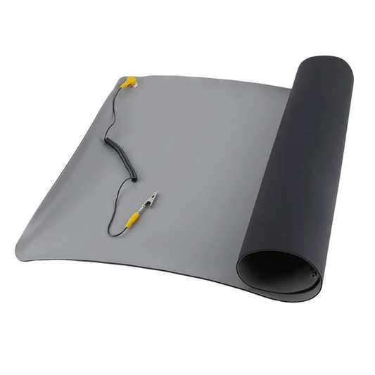Tapis de service OEM, antistatique, 70 cm x 50 cm, gris