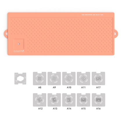 Tapis de service RF4 RF-PO32 avec grille BGA (Modèle A8 - A17), 50cm x 20cm