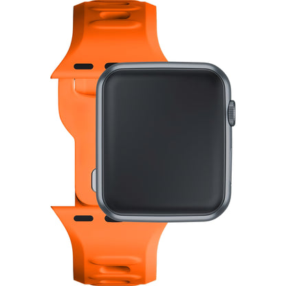 3MK Bracelet en silicone pour Apple Watch 41mm / 40mm / 38mm Series, Orange 