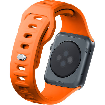 3MK Bracelet en silicone pour Apple Watch 41mm / 40mm / 38mm Series, Orange 