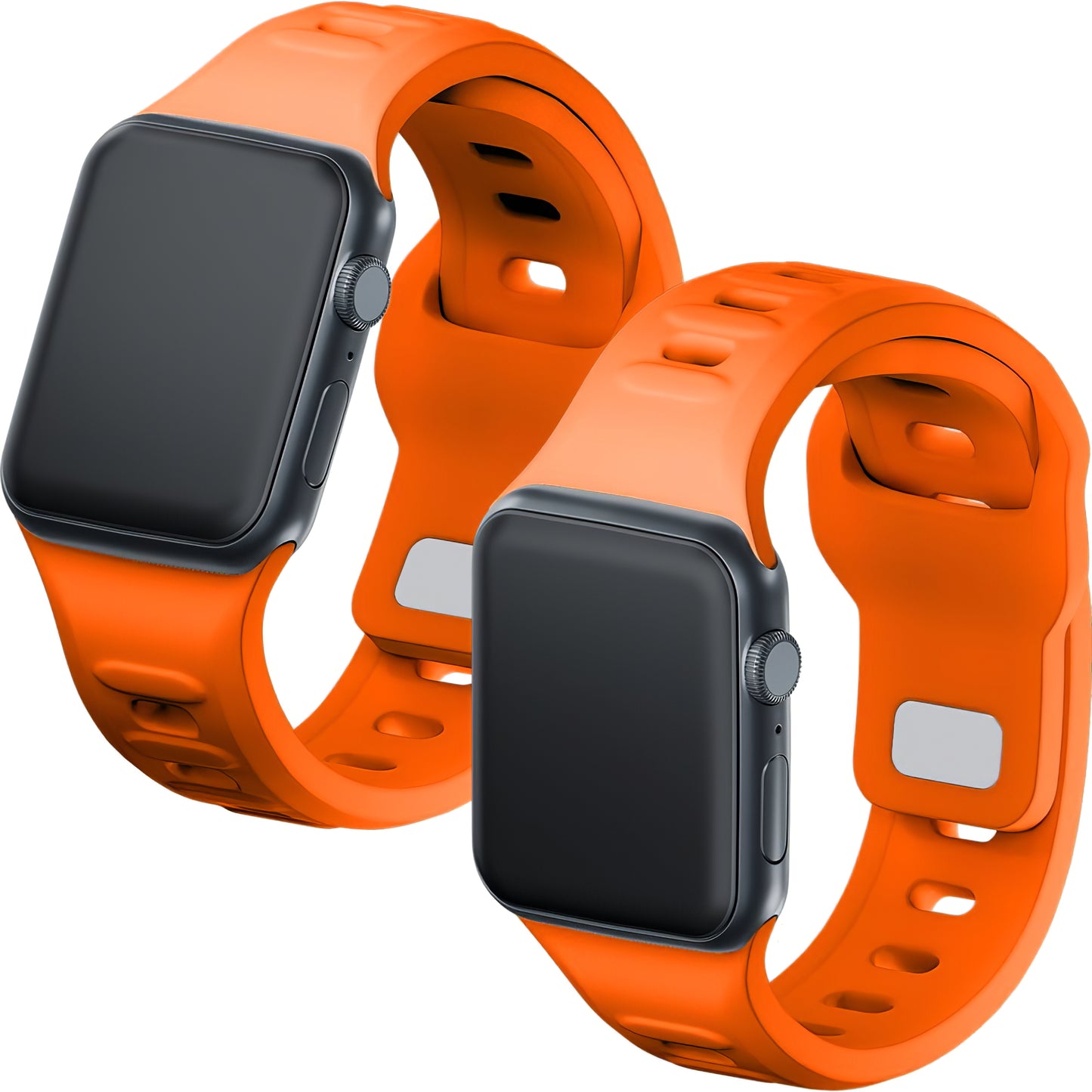 3MK Bracelet en silicone pour Apple Watch 41mm / 40mm / 38mm Series, Orange 