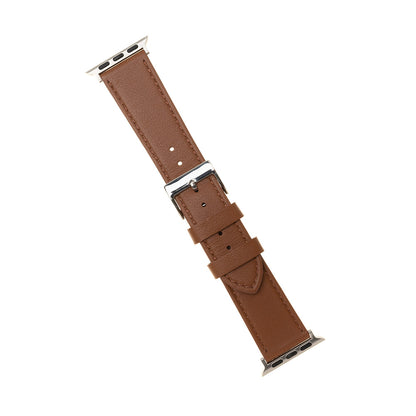 Bracelet Fixed Leather pour Apple Watch 49mm / 46mm / 45mm / 44mm / 42mm Series, Marron