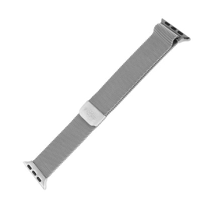 Fixed Mesh Strap for Apple Watch 42mm / 41mm / 40mm / 38mm Series, Silver