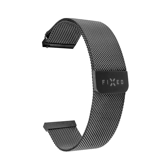 Bracelet Fixed Mesh pour Huawei Watch / Xiaomi Watch Series, 22mm, Noir