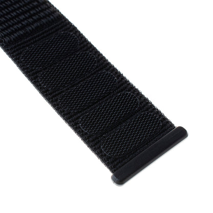 Bracelet Fixed Nylon pour Apple Watch 49mm / 46mm / 45mm / 44mm / 42mm Series, Noir