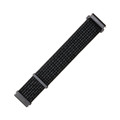 Bracelet Fixed Nylon pour Huawei Watch / Xiaomi Watch Series, 22mm, Noir Mat