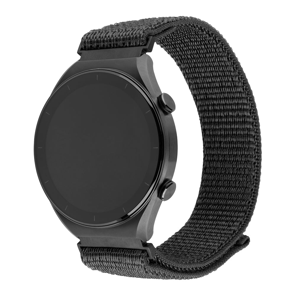 Bracelet Fixed Nylon Sporty pour Huawei Watch / Xiaomi Watch Series, 22mm, Gris Foncé
