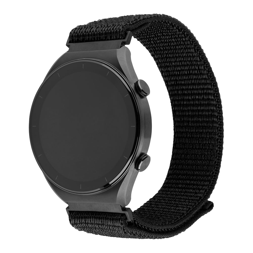 Bracelet Fixed Nylon Sporty pour Huawei Watch / Xiaomi Watch Series, 22mm, Noir