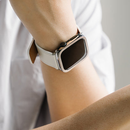 Bracelet Ringke Leather One pour Apple Watch 49mm / 46mm / 45mm / 44mm / 42mm Series, Noir