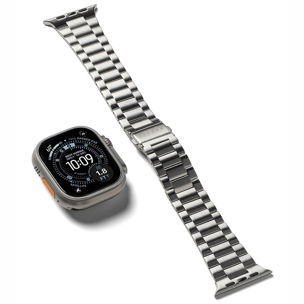 Bracelet Ringke Metal One Air pour Apple Watch 49mm / 46mm / 45mm / 44mm Series, Argenté