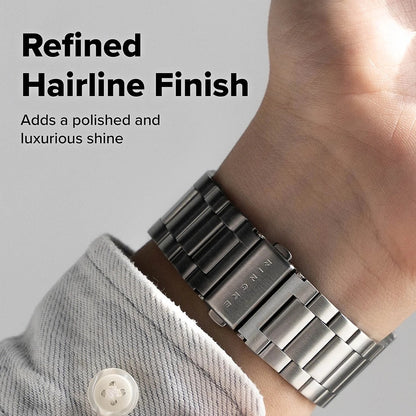 Bracelet Ringke Metal One Air pour Apple Watch 49mm / 46mm / 45mm / 44mm Series, Argenté