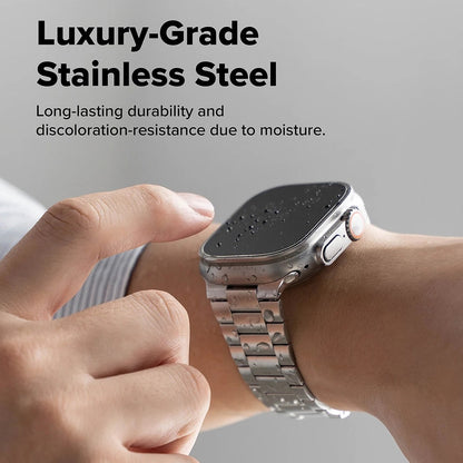 Bracelet Ringke Metal One Air pour Apple Watch 49mm / 46mm / 45mm / 44mm Series, Argenté
