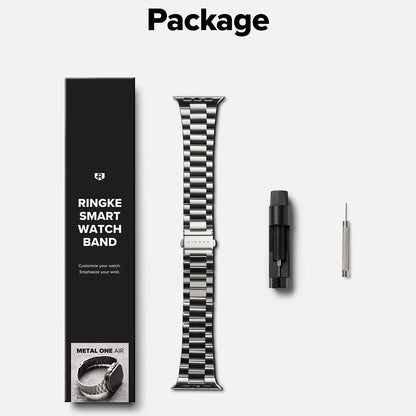 Bracelet Ringke Metal One Air pour Apple Watch 49mm / 46mm / 45mm / 44mm Series, Argenté