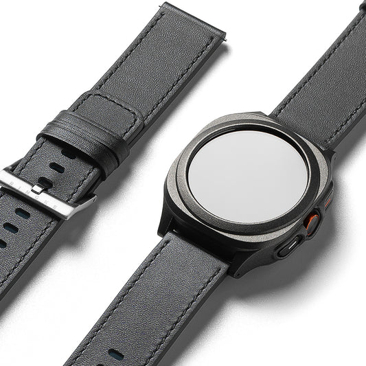 Bracelet Ringke One Basic Bold pour Fossil Watch / Mobvoi Watch / Suunto Watch Series, 24mm, Noir