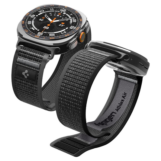 Bracelet Spigen Athlex Air pour Samsung Galaxy Watch Ultra Series, Noir Gris AMP11614