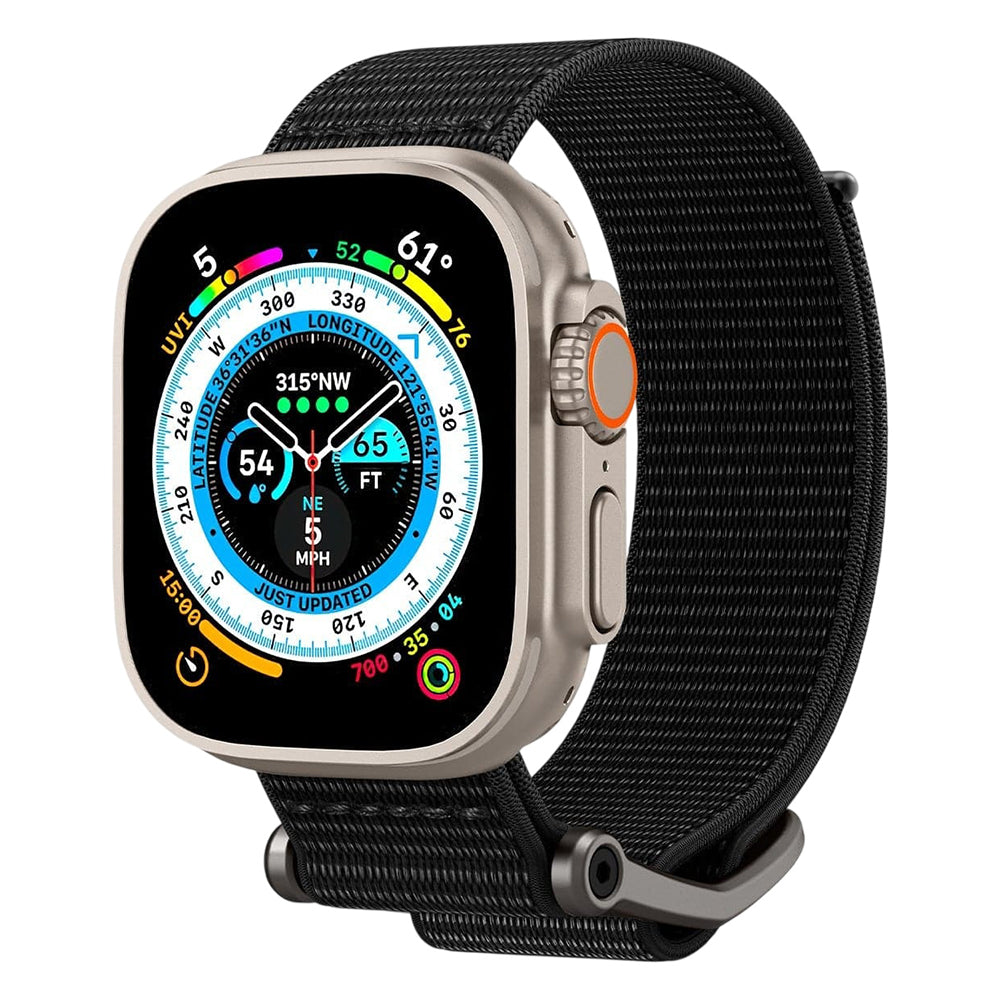 Bracelet Spigen DuraPro Flex pour Apple Watch 49mm / 46mm / 45mm / 44mm Series, Noir AMP02465