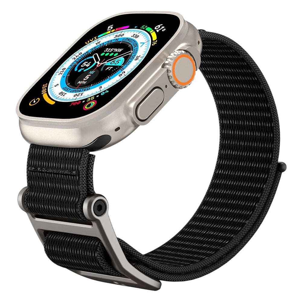 Bracelet Spigen DuraPro Flex pour Apple Watch 49mm / 46mm / 45mm / 44mm Series, Noir AMP02465