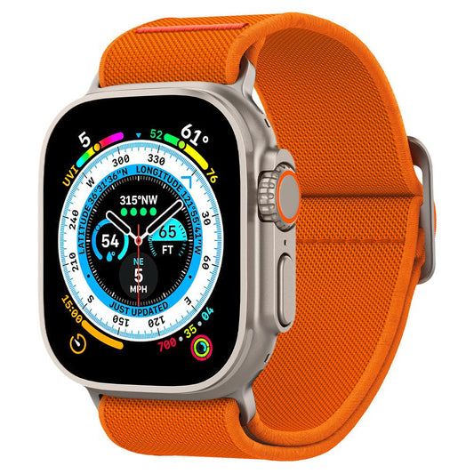 Bracelet Spigen Fit Lite Ultra pour Apple Watch 49mm / 46mm / 45mm / 44mm / 42mm Series, Orange