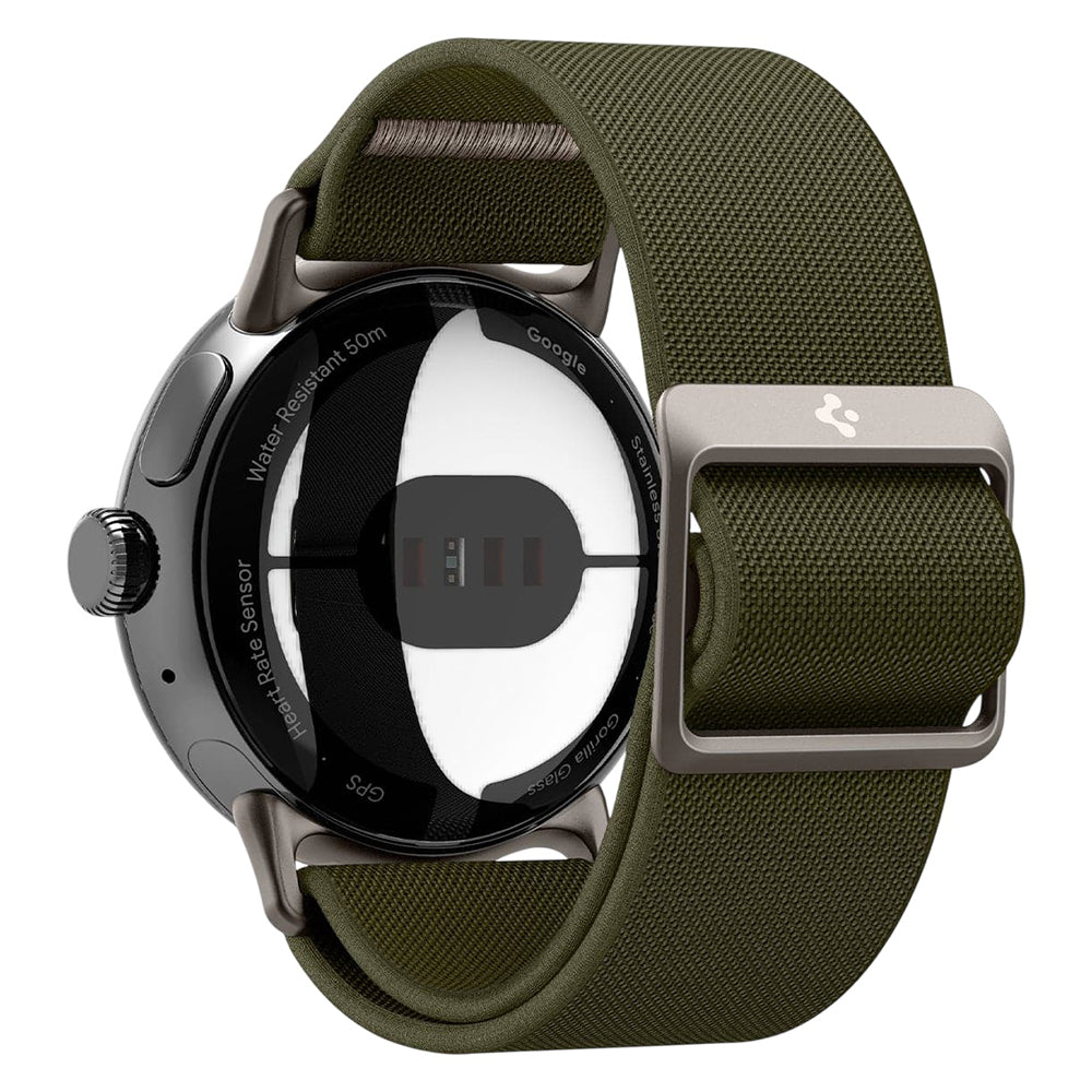 Bracelet Spigen Lite Fit pour Google Pixel Watch 41mm Series, Kaki AMP07608