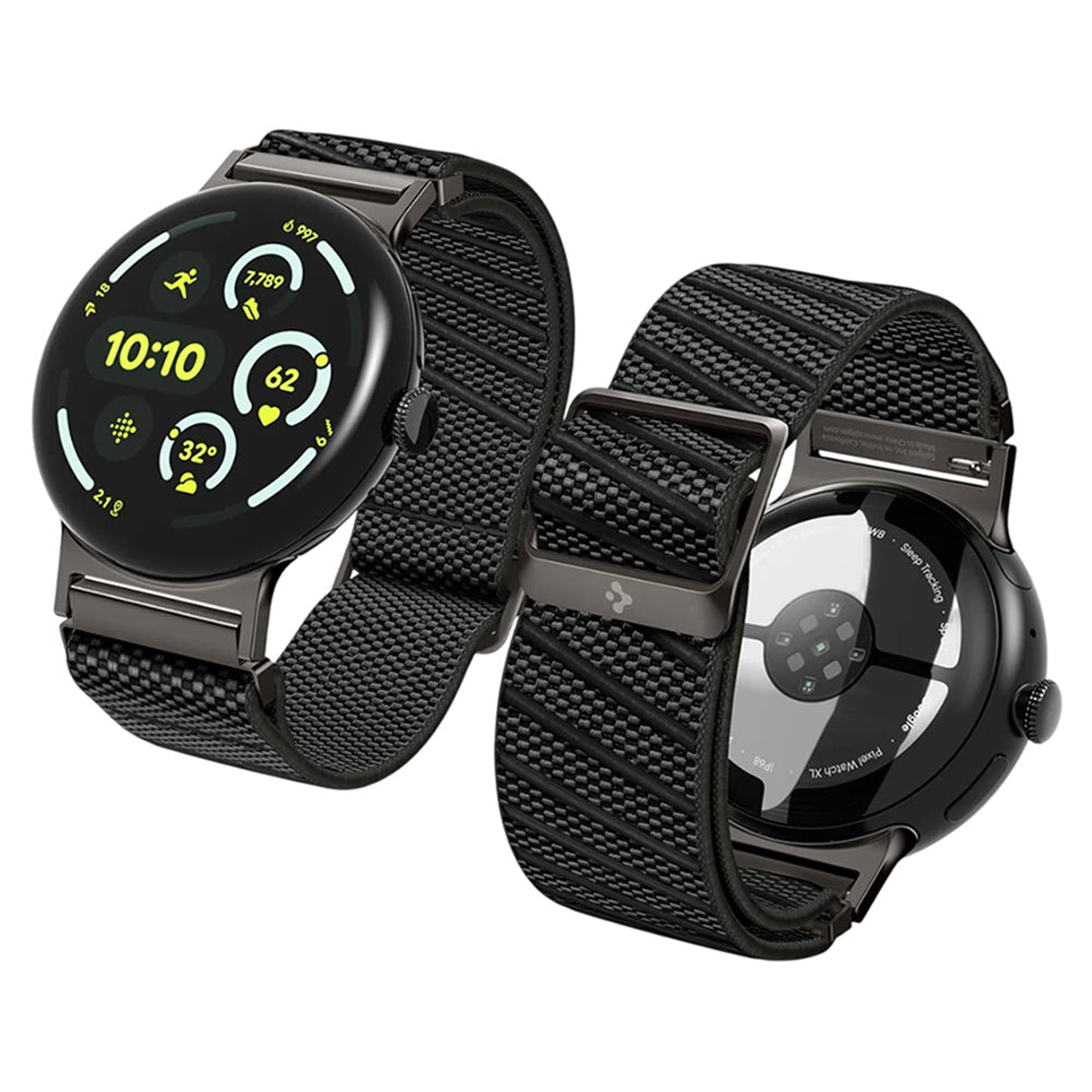 Bracelet Spigen Lite Fit X pour Google Pixel Watch 4 41mm / Watch 3 41mm / Watch 2 / Watch, Noir AMP11420
