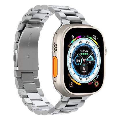 Bracelet Spigen Modern Fit 316L pour Apple Watch 49mm / 46mm / 45mm / 44mm / 42mm Series, Argenté AMP06356