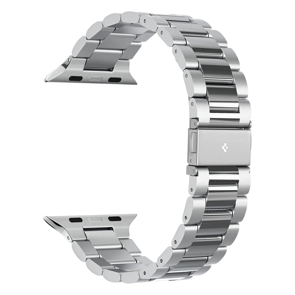 Bracelet Spigen Modern Fit 316L pour Apple Watch 49mm / 46mm / 45mm / 44mm / 42mm Series, Argenté AMP06356