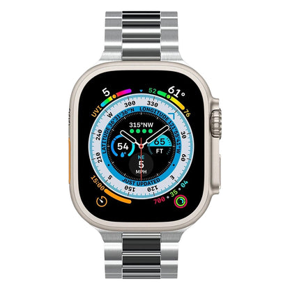 Bracelet Spigen Modern Fit 316L pour Apple Watch 49mm / 46mm / 45mm / 44mm / 42mm Series, Argenté AMP06356