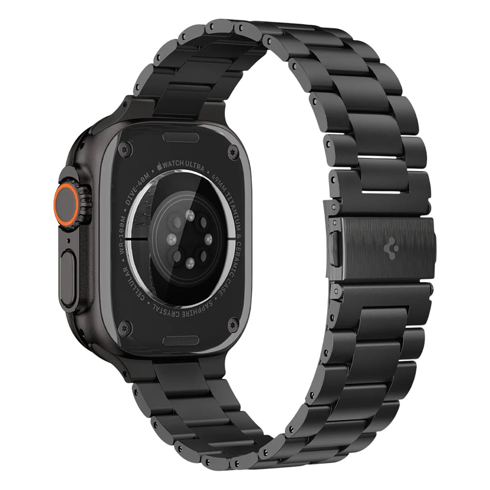 Bracelet Spigen Modern Fit pour Apple Watch 49mm / 46mm / 45mm / 44mm / 42mm Series, Noir AMP11577