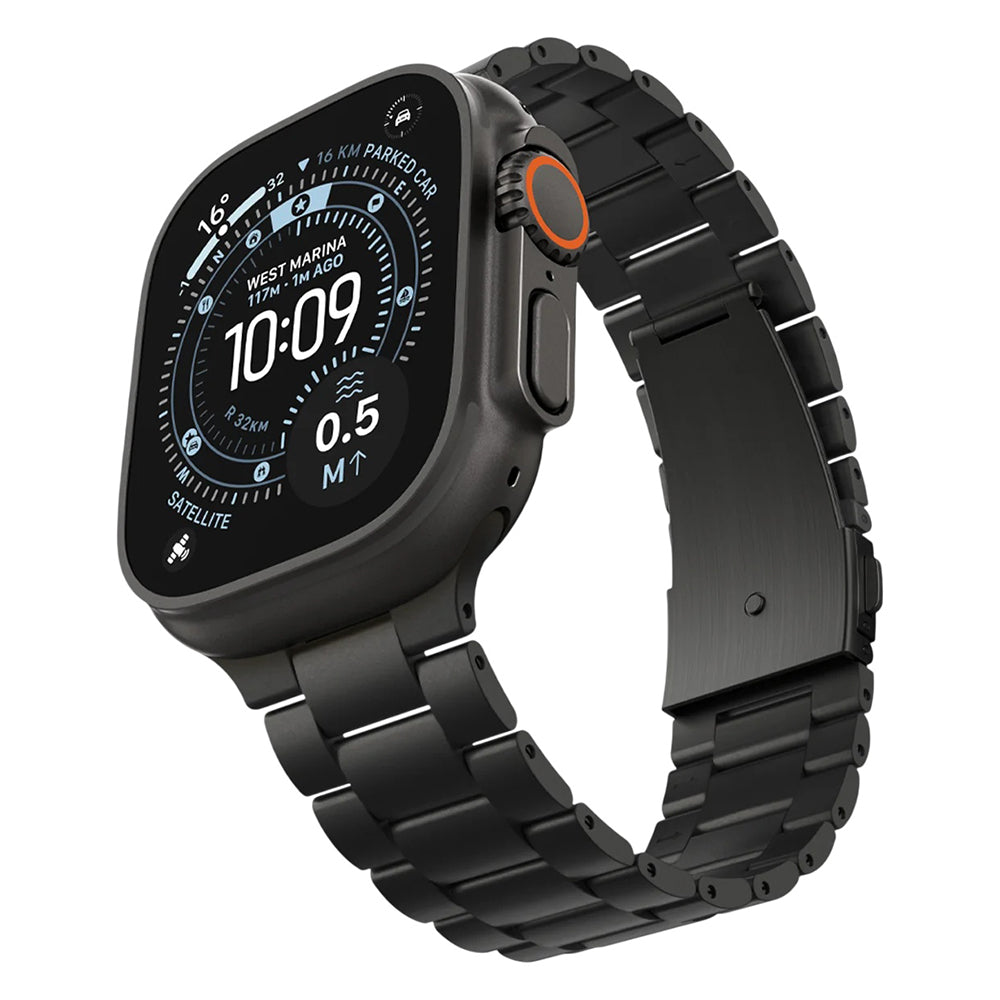 Bracelet Spigen Modern Fit pour Apple Watch 49mm / 46mm / 45mm / 44mm / 42mm Series, Noir AMP11577