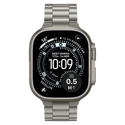 Bracelet Spigen Modern Fit Titanium pour Apple Watch Series 49 mm / 46 mm / 45 mm / 44 mm, gris AMP09105