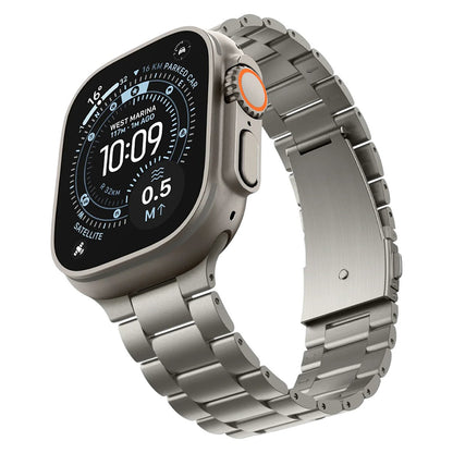 Bracelet Spigen Modern Fit Titanium pour Apple Watch Series 49 mm / 46 mm / 45 mm / 44 mm, gris AMP09105