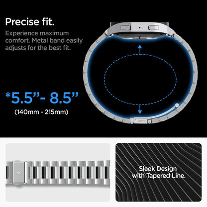 Bracelet Spigen Modern Fit pour Samsung Galaxy Watch6 44mm, Argenté