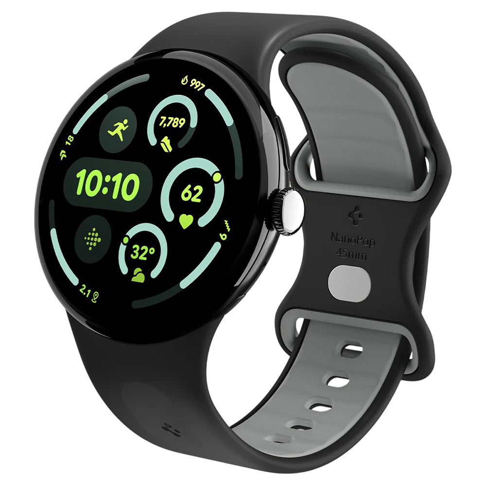 Bracelet Spigen Nano Pop pour Google Pixel Watch 41mm Series, Noir AMP09486