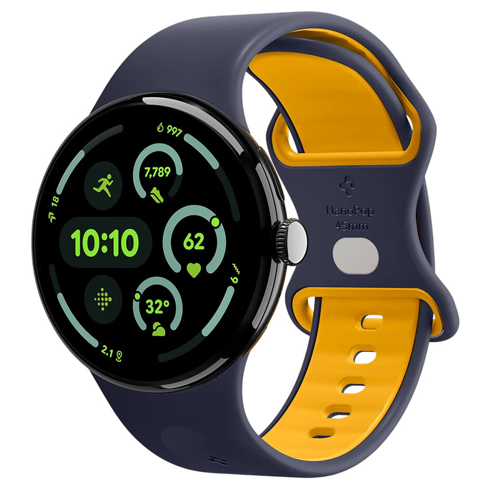 Bracelet Spigen Nano Pop pour Google Pixel Watch 45mm Series, Bleu marine AMP09490