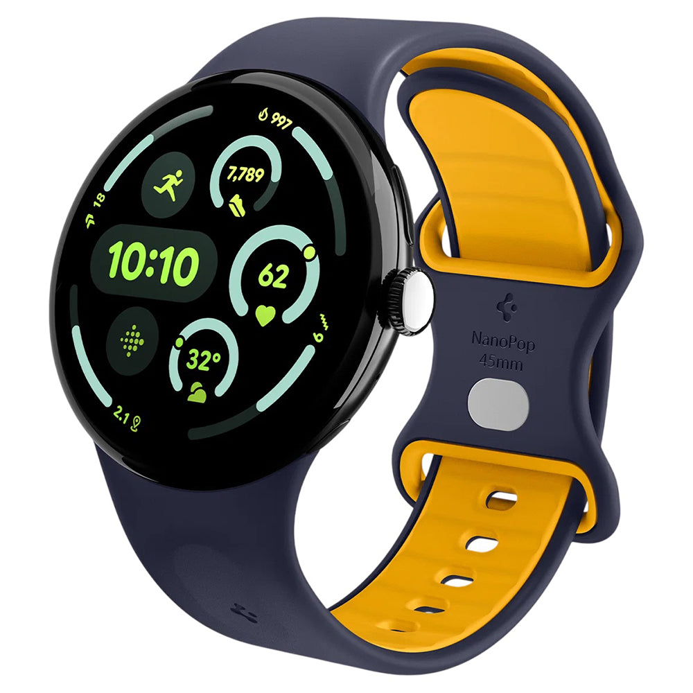 Bracelet Spigen Nano Pop pour Google Pixel Watch 45mm Series, Bleu marine AMP09490