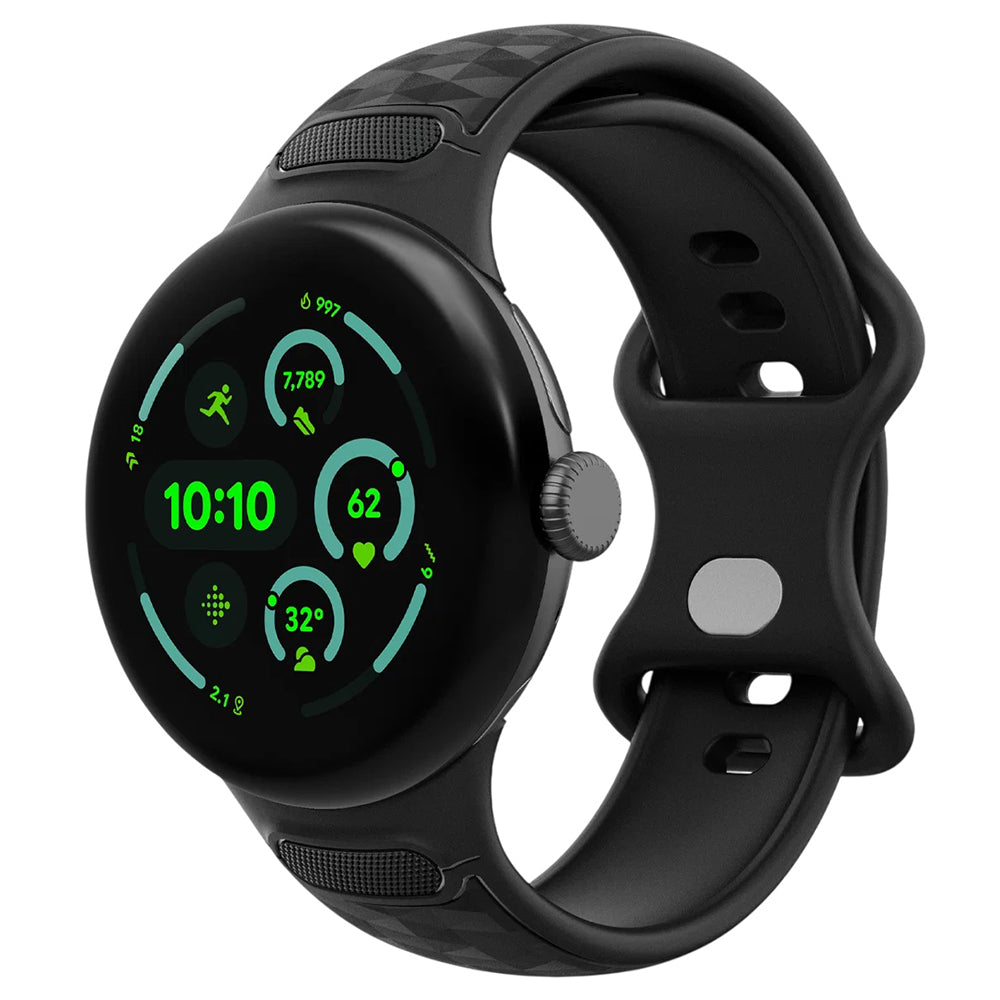 Bracelet Spigen Parallax pour Google Pixel Watch 45mm Series, Noir Mat AMP10192